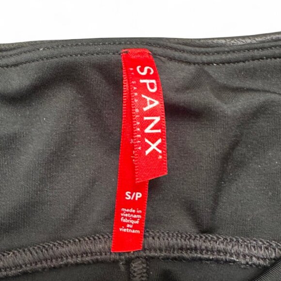 Spanx Faux Leather Leggings for Women, Size S - Black - Picture 5 of 5